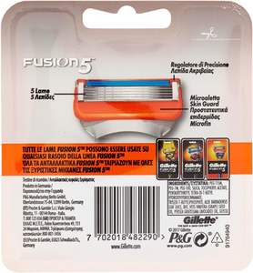 Gillette <b>Fusion</b> 5 <b>Blades</b> for Men Replacement - Product Image 4