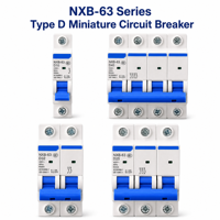 Disjoncteur miniature modulaire CHINT NXB-63 3P (MCB) en cuivre, capacité de coupure 6 kA, 230 V, boîtier compact, montage sur rail DIN, sécurité