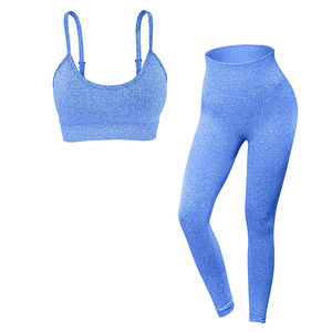Nuevo estilo de ropa de Yoga para mujer, pantalones cortos de gimnasio, ropa de Fitness, Sujetador deportivo de entrenamiento, pantalones de talla grande, mallas de cintura alta, conjunto de Yoga para mujer - Product Image 6