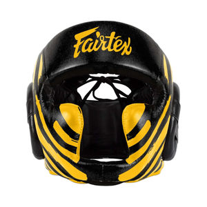 Haute qualité Fairtex M1 microfibre tête Gear nouveau Super Sparring HG16 Kickboxing tête protecteur en cuir véritable visage motif PU - Product Image 1