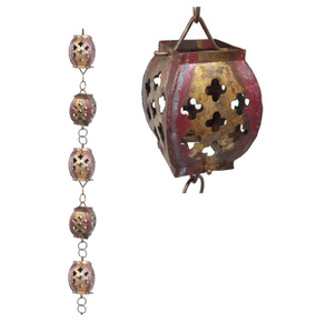 Chaîne de pluie en métal, fabricant et exportation de décorations d'extérieur, chaîne de pluie personnalisée en cuivre, acier inoxydable et Aluminium - Product Image 1