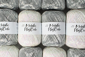 YARNA Hilo Metálico (70g) de Poliéster para Ganchillo, Tejido Brillante y Vívido, Proyecto Festivo, Artesanía Brillante, Regalo, Manualidades Acogedoras - Product Image 5