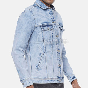 Veste en jean pour hommes en vente chaude avec conception sur mesure Veste en jean pour hommes pour une utilisation en extérieur en taille adulte - Product Image 6