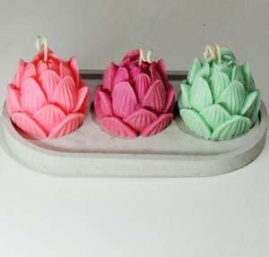 Bougie parfumée à la cire de soja pour la décoration de la maison, faite maison - Product Image 4