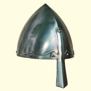 CASQUE MÉDIÉVAL CASQUE NORMAN NASAL Réplique artisanale Armure métallique découpée pour reconstitutions d'histoire et collectionneurs - Product Image 1