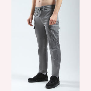 Pantalon Cargo pour Homme Droit Courbé Rayé Décontracté Extérieur Streetwear Multi Poche Élégant Pantalon Confortable Pantalon pour Homme Lavé - Product Image 2