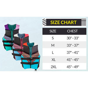 Elegante chaleco salvavidas para mujer para deportes de agua abierta - Product Image 6