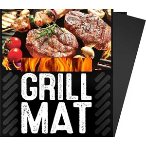 New Products Reusable PTFE Bbq Accessories Rotisserie Motor Grill Mat Baking Mats 15.75 X 13 Inches Suitable For Electric