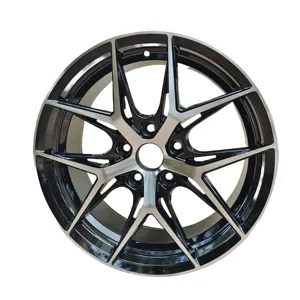 Explosion-proof recommend customize 17 18 19 20x9.5j black machine face 5x115 alloy rim for car for BMW