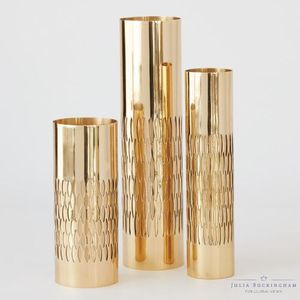 <b>Unique</b> Flower Pot TQC Modern Texture Design Luxury Aluminium Silver Finished Eco-Friendly Tabletop Flower <b>Vase</b> for Bed Room - Product Image 6