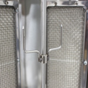 Asador de carbón comercial automático para pollos, máquina de asar para exteriores, cocina móvil, para asar brochetas de carne - Product Image 5