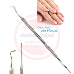 Manicura Pedicura Empujador de uñas Limpiador Kit DE ASEO Manicura de acero inoxidable Juego de Podología personalizado - Product Image 4