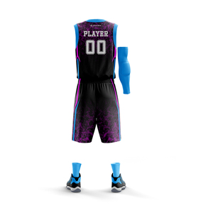Conjunto de uniforme de baloncesto Reversible personalizado 2025, camisetas de baloncesto por sublimación personalizadas para jóvenes adultos - Product Image 2