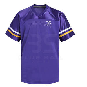 Camiseta de fútbol americano personalizada para equipos universitarios y de secundaria Camiseta de fútbol americano de sublimación completa - Product Image 1