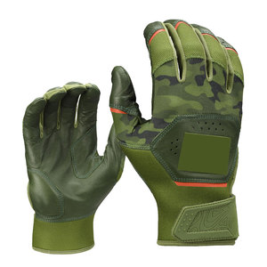 Recién llegado, guantes profesionales de bateo de béisbol y softbol, cuero genuino 100% para posición de campo exterior - Product Image 1