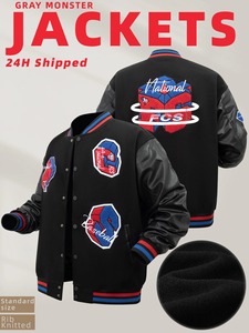 Top Trending 3D bordado Varsity chaquetas Premium personalizado OEM hombres chaqueta de invierno fabricante al por mayor Letterman chaqueta - Product Image 5