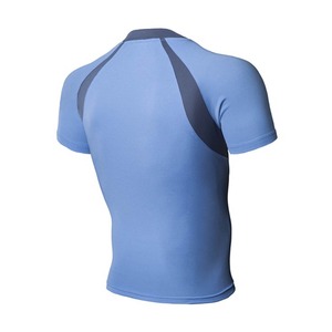 T-shirt de compression respirant personnalisé, best-seller, pour la course à pied, l'entraînement sportif, la salle de sport, pour hommes - Product Image 2