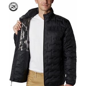 Chaquetas Acolchadas Casuales Personalizadas de Alta Calidad para Hombre, Cuello Alto, Logotipo Frontal, Transpirables, de Secado Rápido, Invierno, Poliéster/Nailon, Exterior de Algodón - Product Image 3