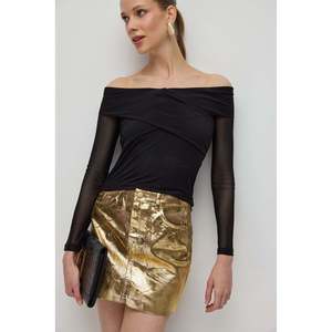 Blusa Transparente con Hombros Descubiertos - Product Image 1