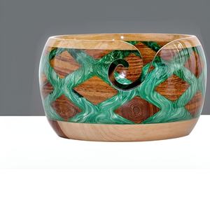 Decorative High Quality Resin Yarn <b>Bowl</b> for <b>Knitting</b> and Crocheting Resin Yarn <b>Bowl</b> Handmade - Product Image 4