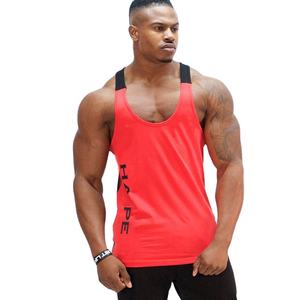 Singlet de sport pour homme personnalisé, 100% coton, respirant, écologique, séchage rapide, athlétique, entraînement, musculation, stringer - Product Image 3