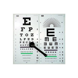 Science et équipement ophtalmique chirurgical Snellen et tableau oculaire illettré 20 pieds tableau d'acuité visuelle livraison gratuite... - Product Image 3