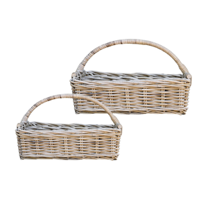 Panier à pain en rotin en osier tissé à la main vietnamien unique Panier de rangement décoratif et polyvalent pour toutes les occasions - Product Image 1
