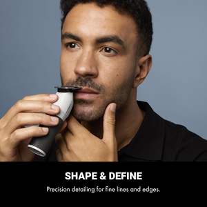 Tondeuse à cheveux électrique sans fil rechargeable à lame en T, réglable, en acier inoxydable, pour barbiers, barbes, étanche IPX7 - Product Image 5