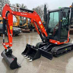 Mini-excavatrice Kubota U27 d'origine japonaise, petite excavatrice sur chenilles à vendre, prix très bas, livraison depuis l'Autriche, moteur EPA - Product Image 5