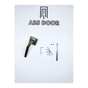 Puerta de Acero ABSDOOR, Puerta Automática de Acero Inoxidable Moderna de Apertura Izquierda, Fácil Instalación, Modelo Estándar para Villas y Apartamentos - Product Image 2