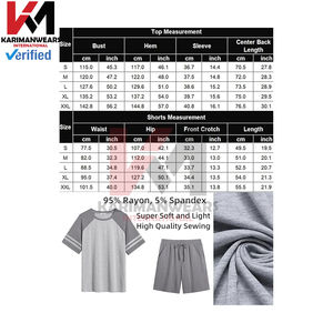 Ensemble de pyjama en molleton de coton pour homme, haut à manches courtes, pantalon long à carreaux, vêtements de détente, vêtements de nuit, doux, respirant, séchage rapide, 2 pièces - Product Image 6