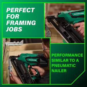 Cloueuse sans fil 36V MultiVolt DIY Winner, pour clous de 1-1/2'' et 2-1/2'', 900 clous par charge, batterie Li-ion 2,5 Ah, connecteur métallique - Product Image 4