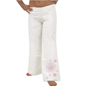 OEM 2025 Pantalons de survêtement Harem pour femmes de haute qualité, style décontracté, plissé, en molleton 100% coton respirant, logo personnalisé - Product Image 2