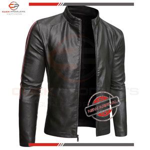 Chaqueta de cuero a precio de buena calidad para hombre chaqueta de cuero a la venta con logotipo personalizado color 100% para hombre - Product Image 5