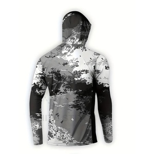Meilleures ventes de sweats à capuche de pêche / Sweat à capuche personnalisé à prix avantageux, sweat à capuche de pêche à manches longues en sublimation pour hommes, protection UV - Product Image 5
