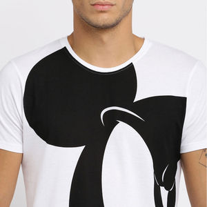 เสื้อยืดผู้ชายผ้าฝ้ายพิมพ์ลายดิจิตอลดีไซน์ลำลองออกแบบโลโก้ของคุณเอง - Product Image 5