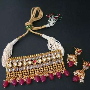 Ensembles de bijoux fins Real Creation-Collier en cuivre AD Stone FBB0094C - Product Image 1