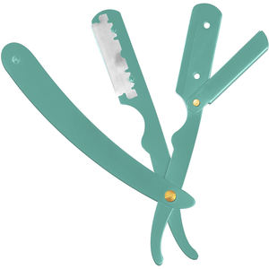 Mint Professional Barber Straight Edge Razor Safety con 100 cuchillas de acero inoxidable 100 por ciento - Product Image 1