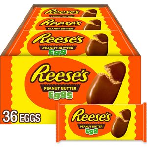 Huevos de Chocolate con Leche y Mantequilla de Maní REESE'S, Paquetes de Dulces de Pascua, 1.2 oz (36 Unidades) - Product Image 4