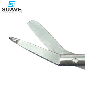 5.5 Blue Handle Multi Purpose Stainless Steel 2024 Best Supplier Surgical Bandage Scissors by SUAVE SURGICAL INSTRUMENTS - Product Image 5