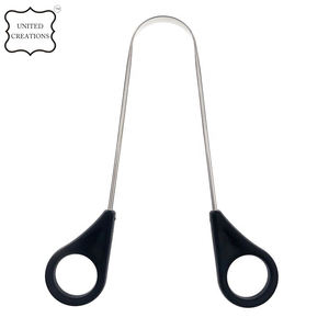 Nettoyage de la langue en acier inoxydable nettoyant grattoir en métal pour une haleine plus fraîche avec étui - Product Image 2