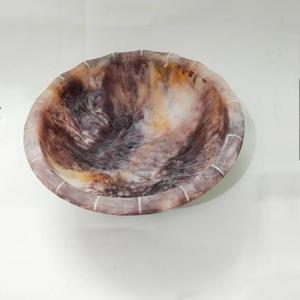 Bols de service en résine durables et légers avec esthétique accrocheuse, idéaux pour servir des salades et des desserts - Product Image 4