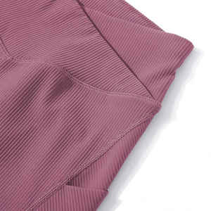 2025 pantalones cortos ajustados de Yoga de cintura alta pantalones cortos activos transpirables OEM de mallas de Pakistán, sin costuras, cintura alta - Product Image 4