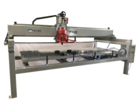 Machine de polissage et de profilage de pierre CNC à tête unique de 4,5 kW pour granit, marbre, quartz