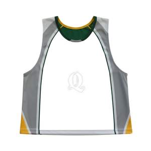 Chaleco de Entrenamiento de Lacrosse Amarillo Neón Personalizado, Ligero, de Malla, Secado Rápido, de Poliéster, para Práctica y Partidos, para Jóvenes y Adultos - Product Image 2