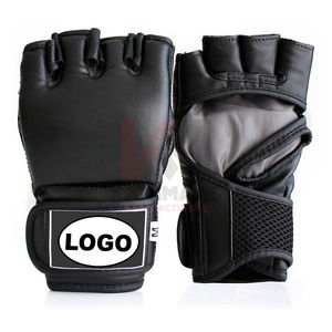 ถุงมือชกมวยแบบหนา & ถุงมือชกมวยแบบครึ่งนิ้วสำหรับ MMA ถุงมือไทย อุปกรณ์ฝึกซ้อมมวยและศิลปะการต่อสู้ระดับมืออาชีพ - Product Image 1