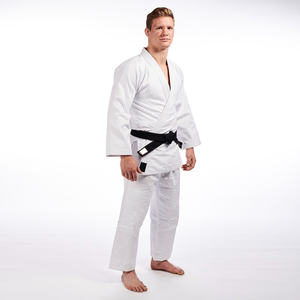 Uniforme de Judo Listo para Competencia, para Luchadores Profesionales, Tejido Doble de Algodón, Rodillas Reforzadas, Bordado Personalizado - Product Image 1