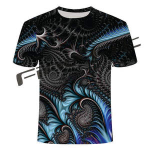 T-shirt de tous les jours décontracté pour hommes Premium 100% coton Sublimation imprimé séchage rapide été Style court tissu anti-odeur - Product Image 3