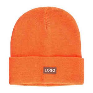 Gorros cálidos de punto personalizados de jacquard, gorros coloridos, gorros personalizados de fabricante personalizado con logotipo bordado, gorros de punto de invierno - Product Image 1