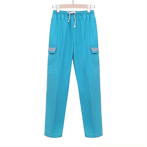 กางเกงสครับทางการแพทย์สำหรับผู้ชายและผู้หญิงกางเกงขัดโรงพยาบาลยืดได้สีตามสั่ง - Product Image 1